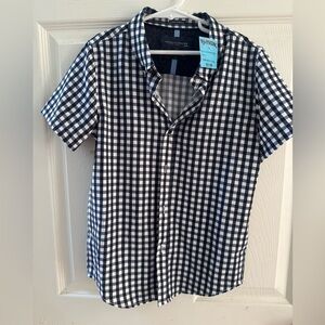 Denim & Flower Blue and White Checkered Shirt